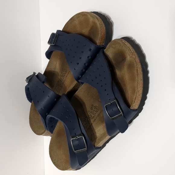 Birkenstock Birki's Navy Blue Sandal women size 6 - Picture 2 of 11